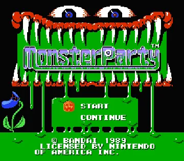 Monster Party (USA) screen shot title